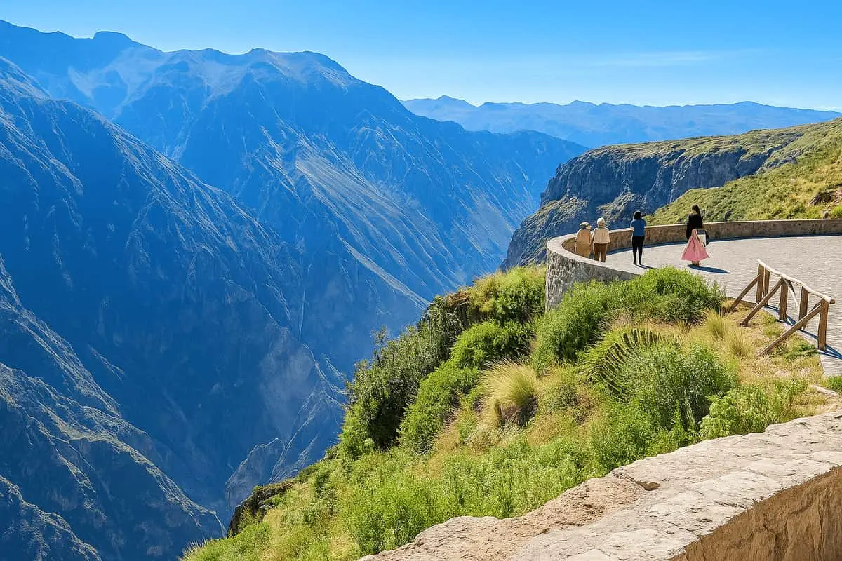 Cruz del Condor Viewpoint in the Colca Canyon – Ar