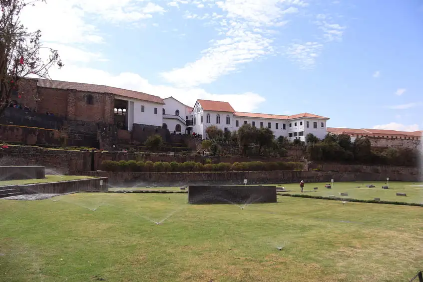 Qorikancha, the ancient Temple of the Sun, on the Cusco City Tour, Peru.