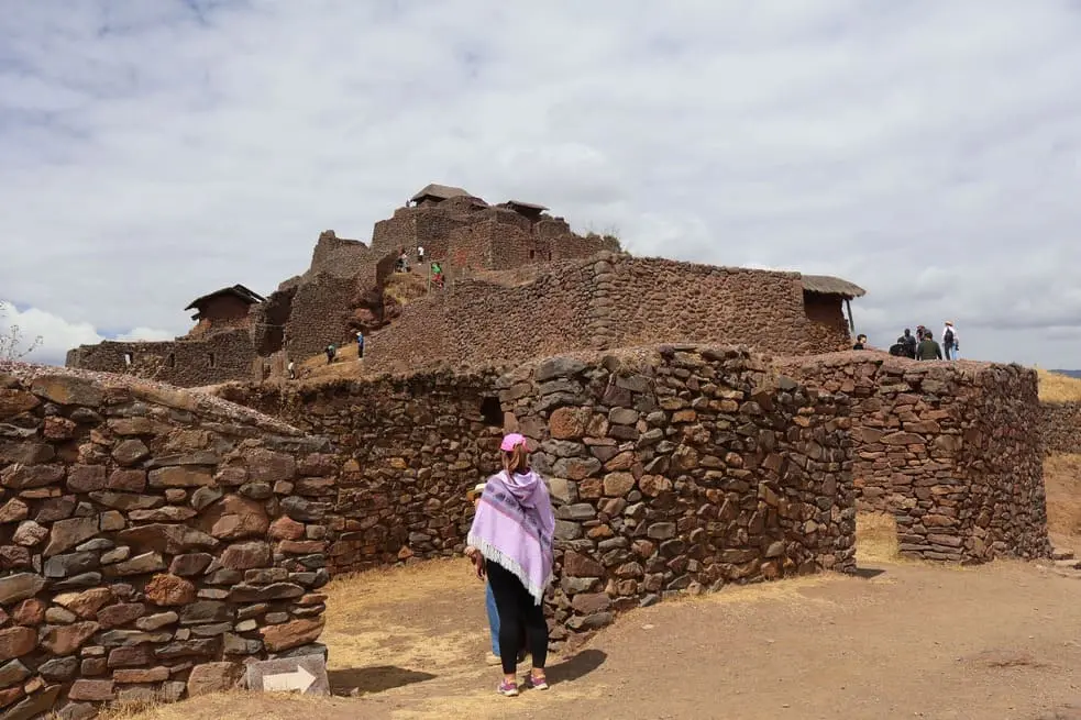 Pisac Archaeological Site on the Sacred Valley Tour in Cusco, Peru.